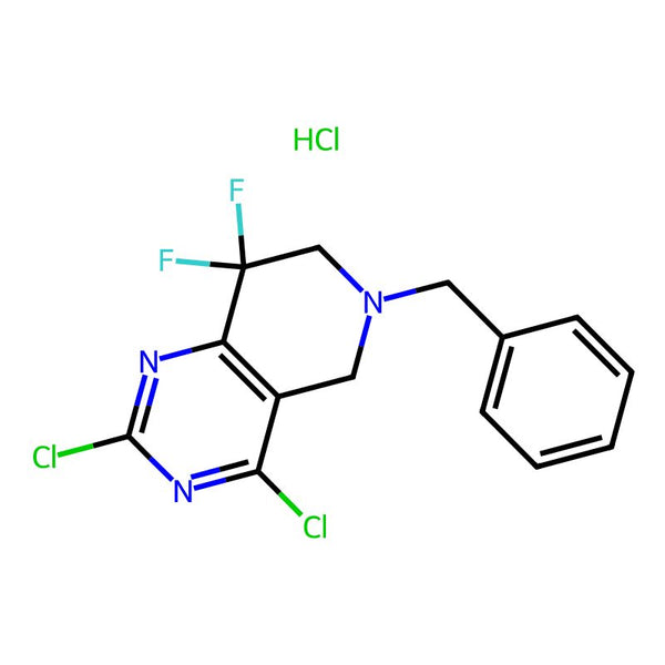 6-Benzyl-2,4-dichloro-8,8-difluoro-5,6,7,8-tetrahydropyrido[4,3-d]pyrimidine hydrochloride|CS-W001751|1864059-82-4