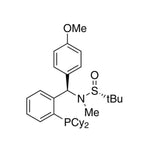 [S(R)]-N-[(R)-[2-(Dicyclohexylphosphanyl)phenyl](4-methoxyphenyl)methyl]-N,2-dimethyl-2-propanesulfinamide, 95%|15-8450