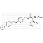 Fmoc-L-isoleucine 4-alkoxybenzyl alcohol resin|02824