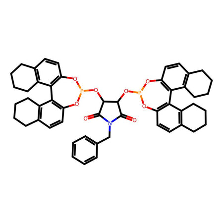 1-N-Benzylpyrrolidine-3,4-bis[(R)-1,1’-H<sup>8</sup>-binaphthyl-2,2’-diyl]phosphite-L-tartaric acid|1811299|1417651-63-8