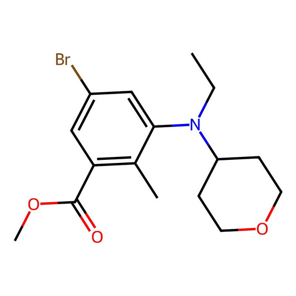 Methyl 5-bromo-3-(ethyl(tetrahydro-2H-pyran-4-yl)amino)-2-methylbenzoate|CS-M2413|1403257-79-3