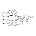 Chloro{(R)-(+)-2,2'-bis[di(3,5-xylyl)phosphino]-1,1'-binaphthyl}[(2R)-(-)-1-(4-methoxyphenyl)-1’-(4-methoxyphenyl-kC)-3-methyl-1,2-butanediamine]ruthenium(II) (R)-RUCY?-XylBINAP|44-0217|1384974-38-2