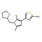 4-[2,5-Dimethyl-1-[(tetrahydro-2-furanyl)methyl]-1H-pyrrol-3-yl]-2-thiazolamine|CS-0221755|790232-07-4