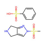 2-(Methylsulfonyl)-2,4,5,6-tetrahydropyrrolo[3,4-c]pyrazole (benzenesulfonate)|CS-B1215|1280210-80-1