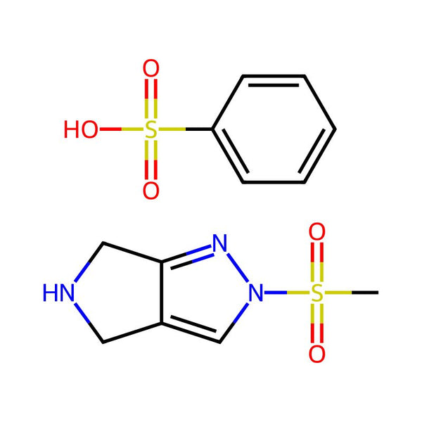 2-(Methylsulfonyl)-2,4,5,6-tetrahydropyrrolo[3,4-c]pyrazole (benzenesulfonate)|CS-B1215|1280210-80-1