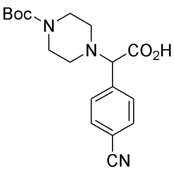 2-(4-Boc-piperazinyl)-2-(4-cyanophenyl)acetic acid|16082|885274-36-2