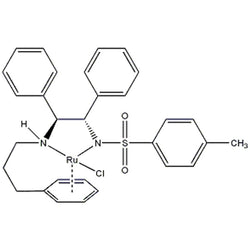{N-[3-(η;6-phenyl)propyl]-[(1S-2S)-1,2-diphenyl-1-4-methylbenzenesulfonylamidato(kN’)-ethyl-2-amino-(kN)]}ruthenium(II)  (S,S)-Teth-TsDpen RuCl WILLS CATALYST|44-0110|851051-43-9