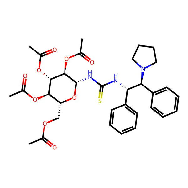 N-[(1S,2S)-1,2-Diphenyl-2-(1-pyrrolidinyl)ethyl]-N'-(2,3,4,6-tetra-O-acetyl-β-D-glucopyranosyl)thiourea, 95%|07-6366|1414889-06-7