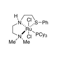 Dichloro[N1,N1-dimethyl-N2-[2-(phenylthio-κS)ethyl]-1,2-ethanediamine-κN1,κN2](tricyclohexylphosphine)ruthenium(II)|44-0580|1839552-39-4
