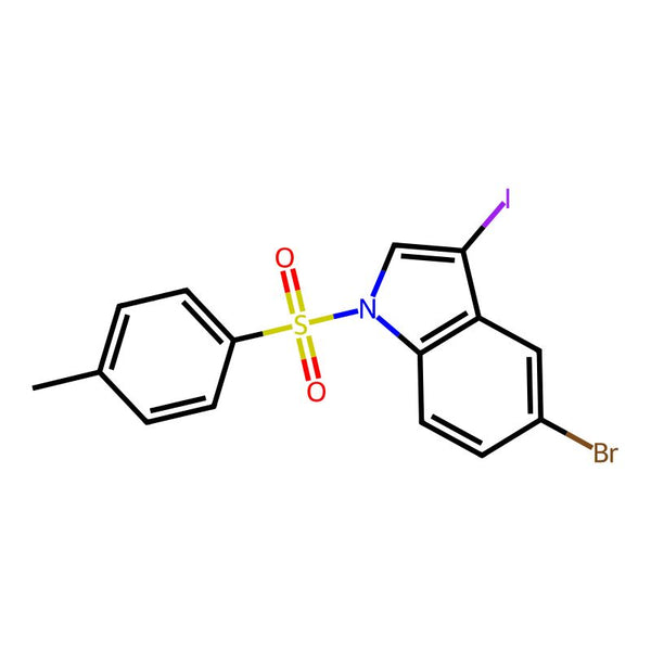 5-Bromo-3-iodo-1-tosyl-1H-indole|CS-0128684|142688-28-6