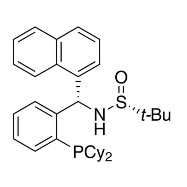 [S(R)]-N-[(S)-[2-(Dicyclohexylphosphino)phenyl]-1-naphthalenylmethyl]-2-methyl-2-propanesulfinamide, 95%|15-8806|2241598-30-9