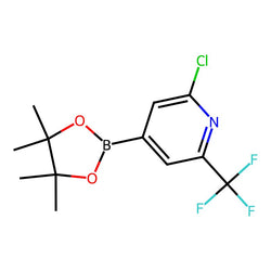 2-Chloro-4-(4,4,5,5-tetramethyl-1,3,2-dioxaborolan-2-yl)-6-(trifluoromethyl)pyridine|CS-0096518|1218790-05-6