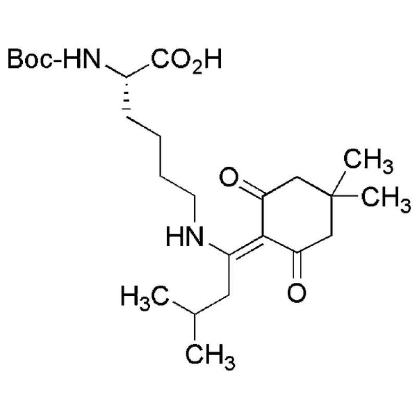 Na-Boc-Ne-1-(4,4-dimethyl-2,6-dioxocyclo-hex-1-ylidene)-3-methylbutyl-L-lysine|30466|862847-44-7