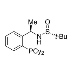 [S(R)]-N-((1R)-1-(2-(Dicyclohexylphosphino)phenyl)ethyl)-2-methyl-2-propanesulfinamide, 95%|15-8788