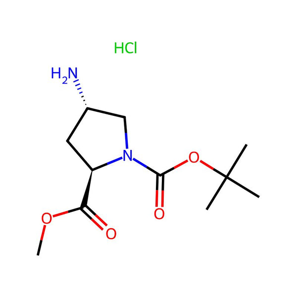 (2R,4S)-1-tert-Butyl 2-methyl 4-aminopyrrolidine-1,2-dicarboxylate hydrochloride|CS-W021070|1217446-43-9