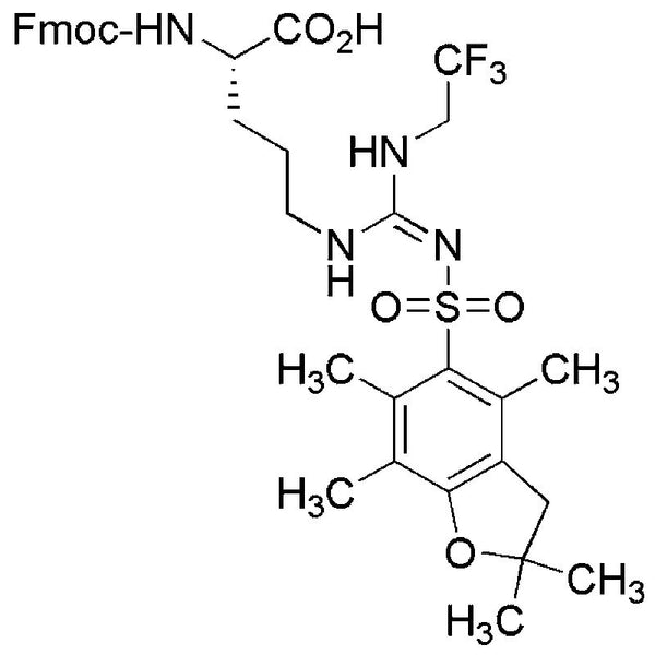 (S)-Fmoc-2-amino-5-(N'-Pbf-N''-trifluoroethyl-guanidino)-pentanoic acid|29465|1060769-47-2