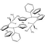 1,1'-Bis{1-[(S)-ferrocenyl-2-(R)-ethyl-1-(dimethylamino)phenyl]-(S)-phosphino}ferrocene, min. 97% Trifer|26-1260|899811-43-9