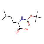 (R)-2-((tert-Butoxycarbonyl)amino)-5-methylhexanoic acid|CS-0154063|1445976-44-2