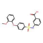 3-((4-(2-Methoxyphenoxy)phenyl)sulfonamido)benzoic acid|CS-0071645|612044-42-5
