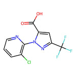 1-(3-Chloropyridin-2-yl)-3-(trifluoromethyl)-1H-pyrazole-5-carboxylic acid|CS-0035572|438450-39-6