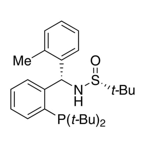 [S(R)]-N-[(S)-[2-(Di-tert-butylphosphanyl)phenyl](2-methylphenyl)methyl]-2-methyl-2-propanesulfinamide, 95%|15-0168