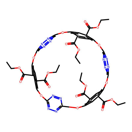 Hexester-O6-corona[3]arene[3]tetrazine, 95%|1938036|1642594-08-8
