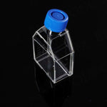 biologix 60ml (7ml working volume) clear polystyrene (tc-treated) sterile cell culture flasks with plug cap assembled.  5/pack, 40 packs/case|07-9025