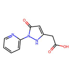 2-[5-Oxo-1-(pyridin-2-yl)-2,5-dihydro-1h-pyrazol-3-yl]acetic acid|CS-0233119|37959-19-6