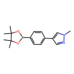 1-Methyl-4-[4-(4,4,5,5-tetramethyl-1,3,2-dioxaborolan-2-yl)phenyl]-1H-pyrazole|CS-M3445|1607838-14-1