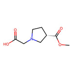 (S)-2-(3-(methoxycarbonyl)pyrrolidin-1-yl)acetic acid|CS-0334547|1292324-46-9