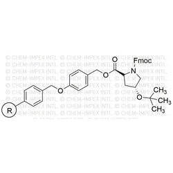 Fmoc-O-tert-butyl-transL-hydroxyproline 4-alkoxybenzyl alcohol resin|05336