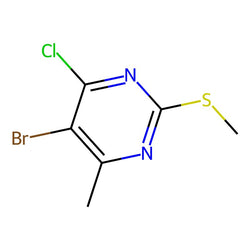 5-Bromo-4-chloro-6-methyl-2-(methylsulfanyl)pyrimidine|CS-0050589|17119-74-3