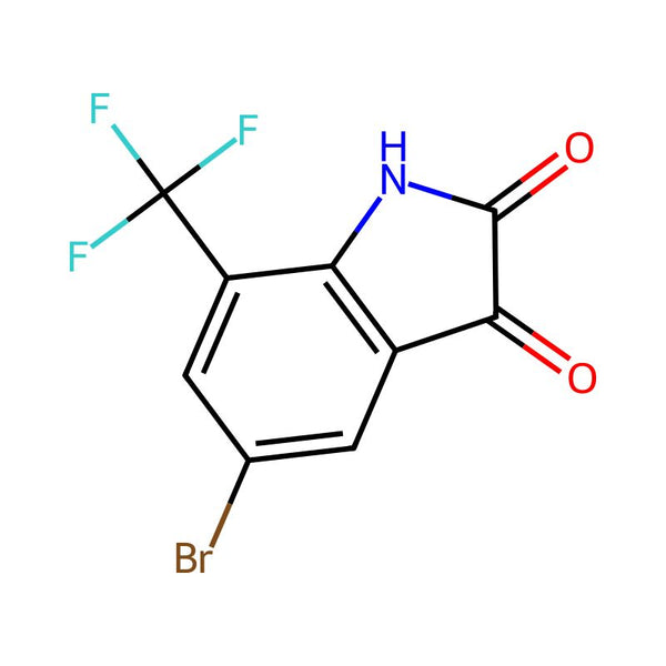5-Bromo-7-(trifluoromethyl)indoline-2,3-dione|CS-0590436|1067187-97-6