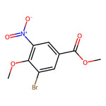 3-Bromo-4-methoxy-5-nitro-benzoic acid methyl ester|CS-0150572|40258-73-9