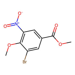 3-Bromo-4-methoxy-5-nitro-benzoic acid methyl ester|CS-0150572|40258-73-9