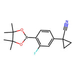 1-(3-Fluoro-4-(4,4,5,5-tetramethyl-1,3,2-dioxaborolan-2-yl)phenyl)cyclopropane-1-carbonitrile|CS-0654873|917397-94-5