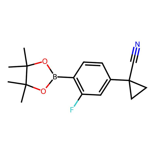 1-(3-Fluoro-4-(4,4,5,5-tetramethyl-1,3,2-dioxaborolan-2-yl)phenyl)cyclopropane-1-carbonitrile|CS-0654873|917397-94-5