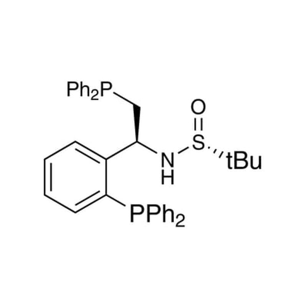 [S(R)]-N-[(1S)-2-(Diphenylphosphino)-1-[2-(diphenylphosphino)phenyl]ethyl]-2-methyl-2-propanesulfinamide, 95%|15-8392|1824731-39-6
