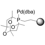 Dibenzylideneacetonepalladium(0) 1,3,5,7-tetramethyl-2,4,6-trioxa-8-phosphaadamantane-8- ethyl Silica (PhosphonicS PAPd2r)|46-0180