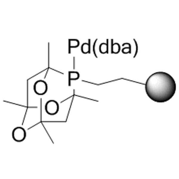 Dibenzylideneacetonepalladium(0) 1,3,5,7-tetramethyl-2,4,6-trioxa-8-phosphaadamantane-8- ethyl Silica (PhosphonicS PAPd2r)|46-0180