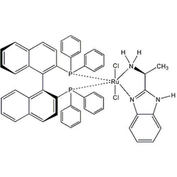 Dichloro[(S)-(-)-2,2'-bis(diphenylphosphino)-1,1'-binaphthyl][(S)-(-)-2-(α;-methylmethanamine)-1H-benzimidazole]ruthenium(II), min. 95%|44-0905|1443051-87-3