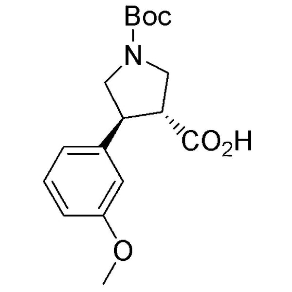 Boc-(±)-trans-4-(3-methoxyphenyl)pyrrolidine-3-carboxylic acid|16034|1217740-96-9
