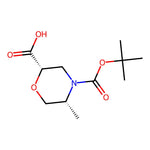 (2S,5R)-4-(tert-Butoxycarbonyl)-5-methylmorpholine-2-carboxylic acid|CS-0533136|2761094-10-2