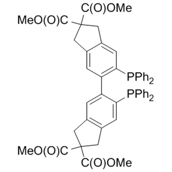 Tetramethyl 6,6'-bis(diphenylphosphino)-1,1',3,3'-tetrahydro[5,5']biindenyl-2,2',2,2'-tetracarboxylate, 99%|15-0506|959864-39-2