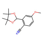 4-Methoxy-2-(4,4,5,5-tetramethyl-1,3,2-dioxaborolan-2-yl)benzonitrile|CS-0368943|863868-23-9
