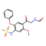 N-(2-(2-Methoxy-4-(methylsulfonamido)-5-phenoxyphenyl)-2-oxoethyl)formamide|CS-0370555|149456-98-4