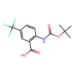 2-((tert-Butoxycarbonyl)amino)-5-(trifluoromethyl)benzoic acid|CS-0154438|141940-29-6