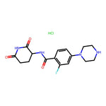 N-(2,6-dioxopiperidin-3-yl)-2-fluoro-4-(piperazin-1-yl)benzamide hydrochloride|CS-0694322|2903424-50-8