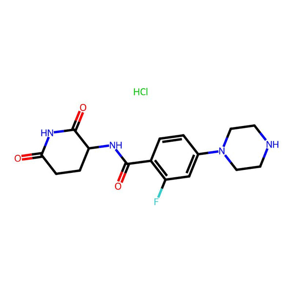 N-(2,6-dioxopiperidin-3-yl)-2-fluoro-4-(piperazin-1-yl)benzamide hydrochloride|CS-0694322|2903424-50-8