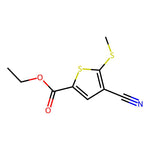 Ethyl 4-cyano-5-(methylthio)thiophene-2-carboxylate|CS-0441604|116170-84-4
